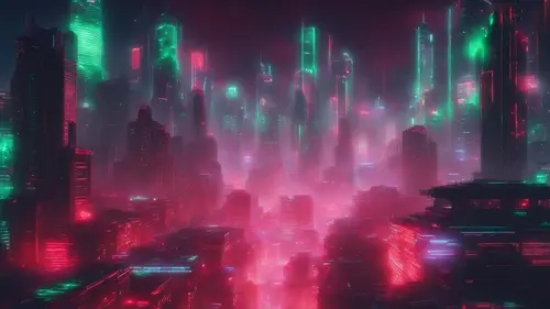 Cyber Steam-Punk Christmas wallpaper